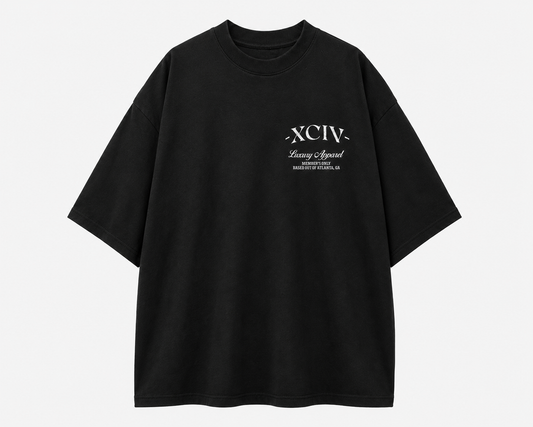 XCIV BLACK LUX OVERSIZED TEE
