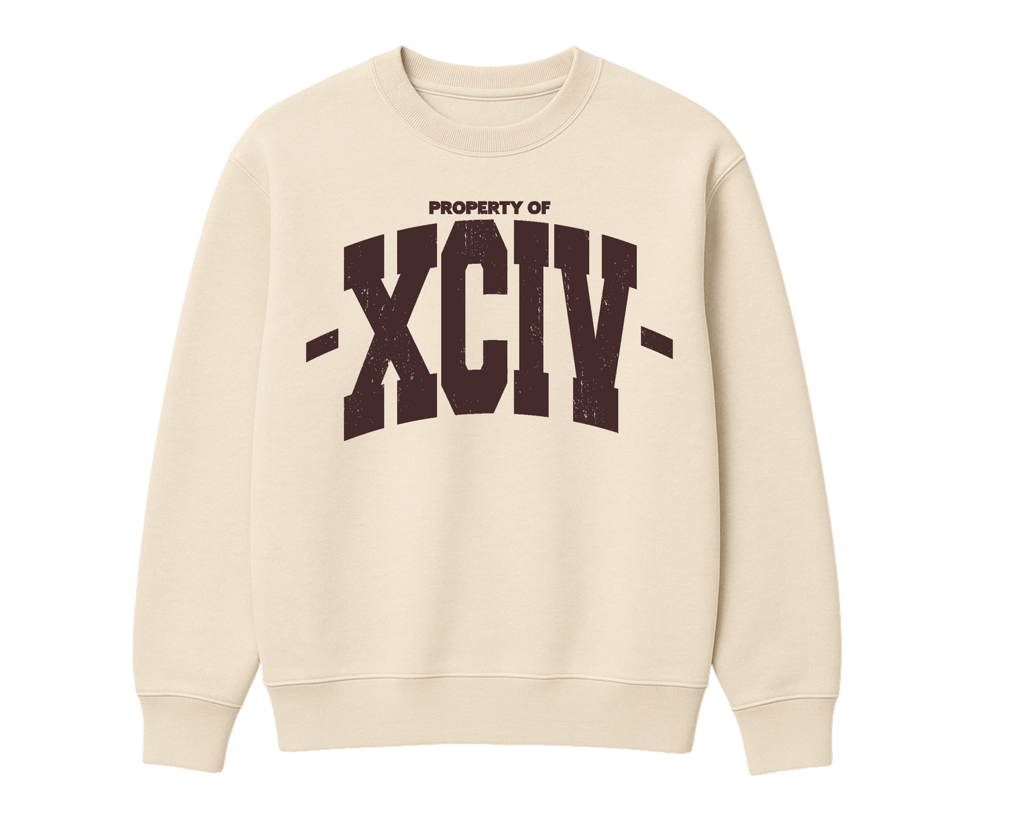 -XCIV- CREAM MAX WEIGHT CREWNECK